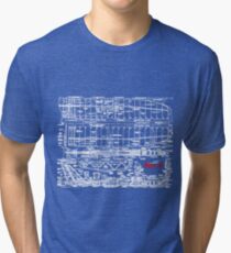 Spirit 2M Blueprint Tri-blend T-Shirt