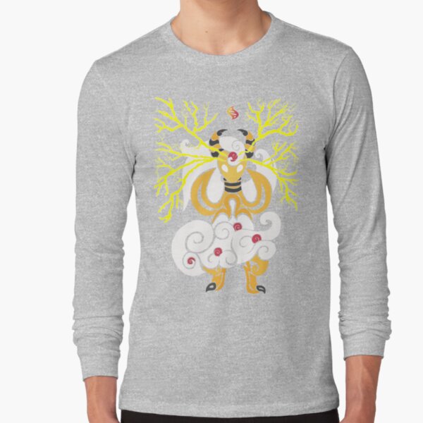 Tribalish Mega Ampharos - Eye of the Storm Long Sleeve T-Shirt