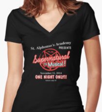 Übernatürliches Das Musical Shirt mit V-Ausschnitt