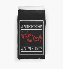 A Man Chooses... Duvet Cover
