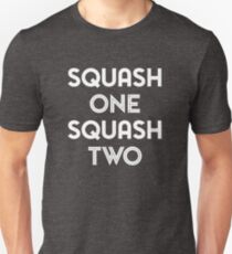 Squash One (white print) Unisex T-Shirt