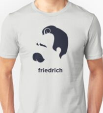 Friedrich Nietzsche (Hirsute History) Unisex T-Shirt