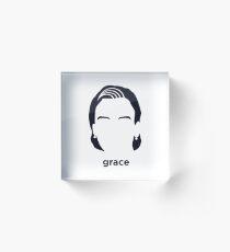 Grace Hopper (Hirsute History) Acrylic Block