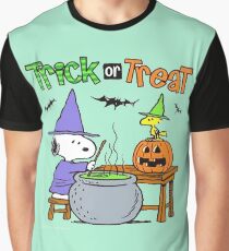 Snoopy Trick Or Treat Graphic T-Shirt