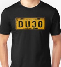 DUTERTE plate number (rustic) Unisex T-Shirt