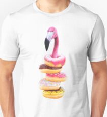 Ein ausgehungerter Flamingo Slim Fit T-Shirt