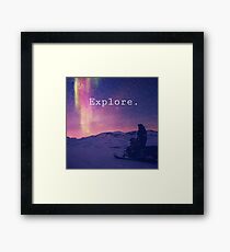 Explore Framed Print