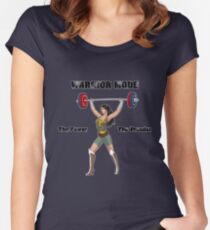 Warrior Mode (Silkies) Fitted Scoop T-Shirt
