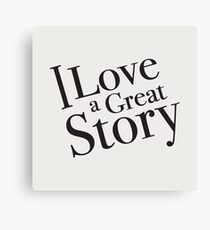 I love a great story - good old fashion books! Canvas Print