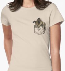 Pocket Deathclaw Women's Fitted T-Shirt