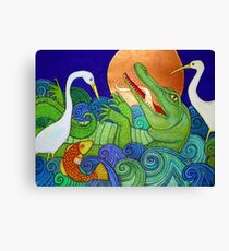 The Watering Hole Canvas Print
