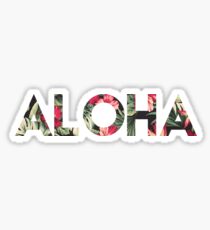 Floral Aloha Sticker