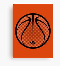 Vector Basketball Canvas Print