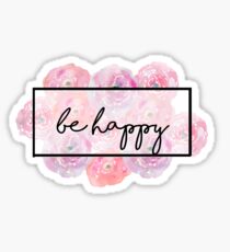 Be Happy Sticker