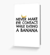 Funny Humour Dick Joke Banana Sex Greeting Card