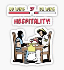 Mortal Hospitality Kombat Sticker