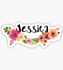 Jessica Floral Sticker