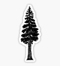 Lone Giant Sequoia Sticker