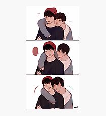 Lámina fotográfica Tríptico Taekook
