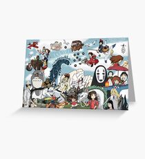 Studio Ghibli Tribute Greeting Card