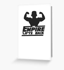 Star Wars - The Empire Lifts Back Greeting Card