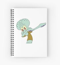 Squidward Dab Spiral Notebook