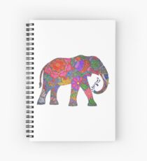 Psychedelic Elephant Spiral Notebook