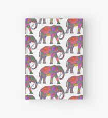 Psychedelic Elephant Hardcover Journal
