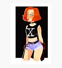 Super grunge Scully unlocked! Photographic Print