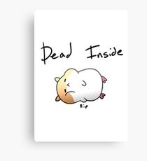 Dead Inside Canvas Print