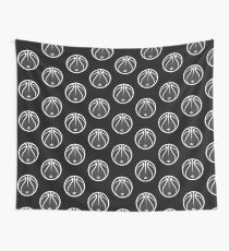Vector Basketball Halftone Wall Tapestry