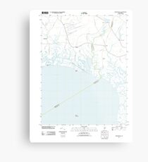 USGS TOPO Map New Jersey NJ Heislerville 20110428 TM Metal Print