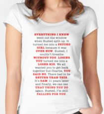An Ode to Busted Women's Fitted Scoop T-Shirt