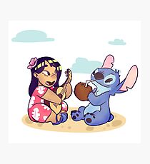 Lilo and Stitch Photographic Print