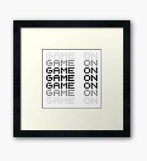 Game On Gaming Geek Video Games PC Playstatopn XBox Framed Print