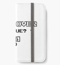 Game Over Continue Gaming Retro Old School 90s iPhone Wallet/Case/Skin