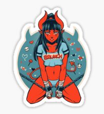 demon girl V2 Sticker