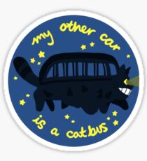 Catbus bumper sticker Sticker