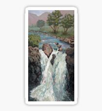 Waterfall in the Scottish Highlands near Glencoe Sticker