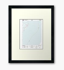 USGS TOPO Map New Jersey NJ Avalon 20110428 TM Framed Print