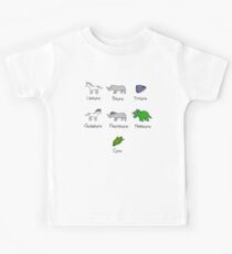 Einhorn, Zweihorn, Tricorn, Quadcorn, Pentacorn, Hexacorn ... und Mais Kinder T-Shirt