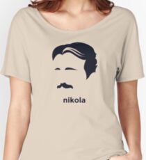 Nikola Tesla (Hirsute History) Women's Relaxed Fit T-Shirt