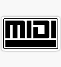MIDI - Musical Instrument Digital Interface Sticker
