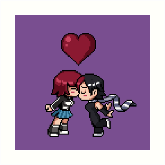 "Kim Pine and Knives Chau 8-bit art" Art Prints by geninchuni | Redbubble