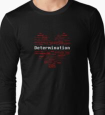 Undertale Word Heart Long Sleeve T-Shirt