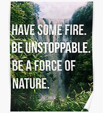 BE UNSTOPPABLE Poster