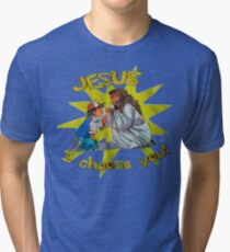 Jesus I Choose You! Tri-blend T-Shirt