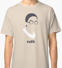 Ruth Bader Ginsburg (Hirsute History) Classic T-Shirt