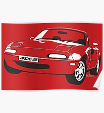 Mazda MX-5 Miata Poster