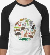 Australia Men's Baseball ¾ T-Shirt